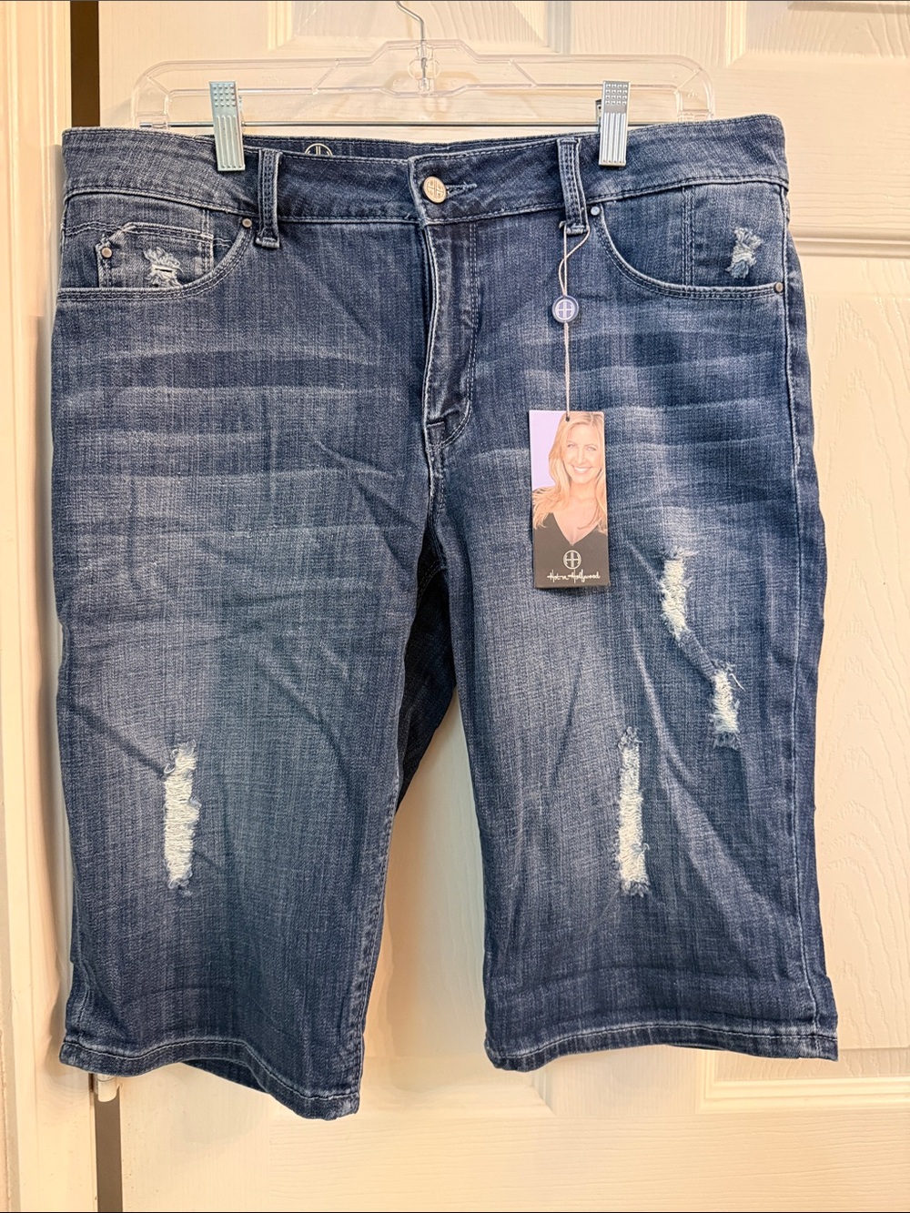 Hot in Hollywood Dark Blue Relaxed Women’s Jeans Shorts